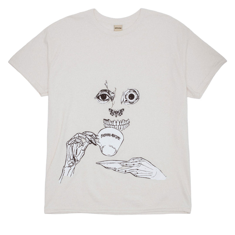 Fucking Awesome Teethface T-Shirt - Cream
