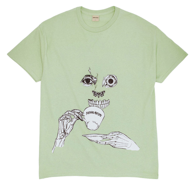 Fucking Awesome Teethface T-Shirt - Lime