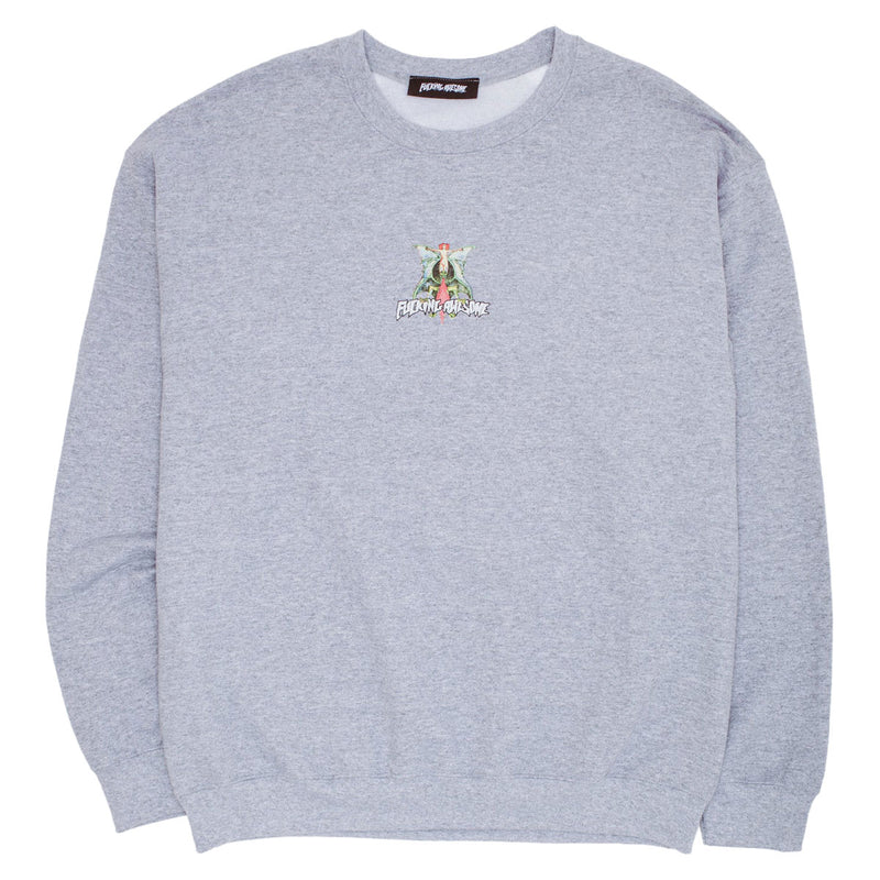 Fucking Awesome Time Bandits Crewneck Sweatshirt - Heather Grey