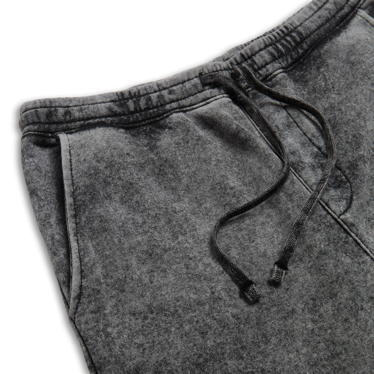 CCS Logo Rubber Patch Sweat Pants - Mineral Wash Black image 4