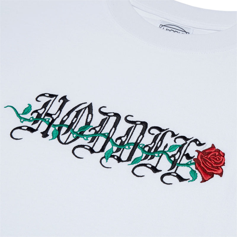 Hoddle Rose T-Shirt - White
