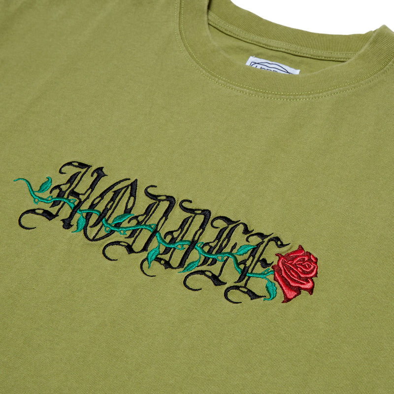 Hoddle Rose T-Shirt - Vintage Green