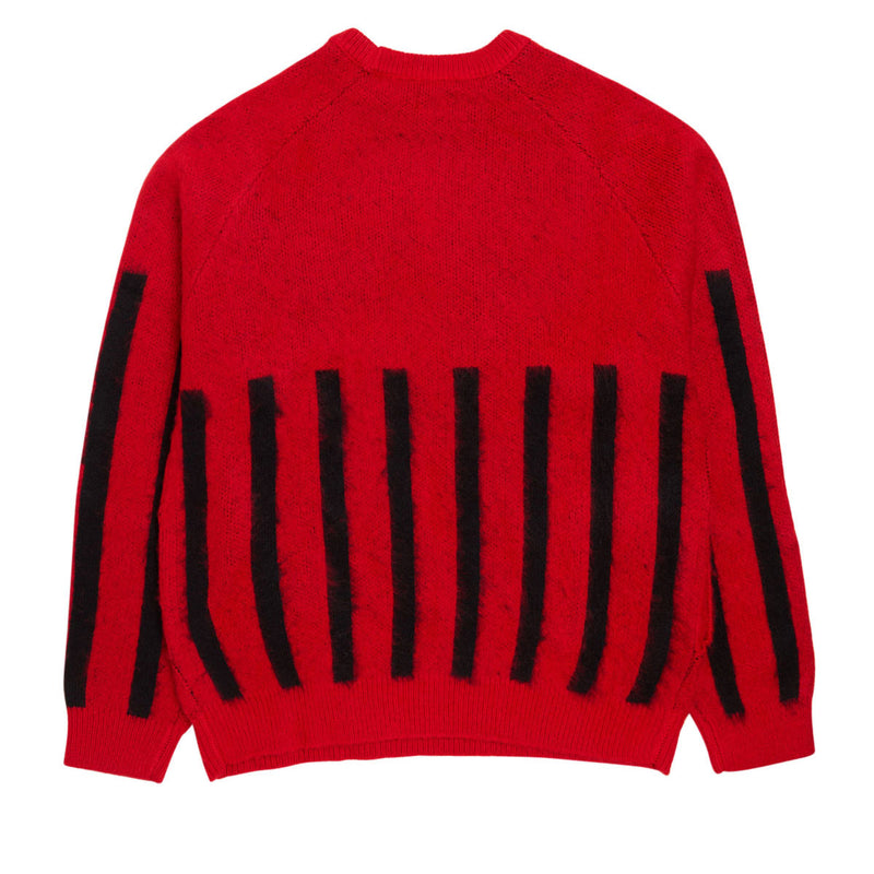 Hoddle Star Above Mohair Sweater - Red