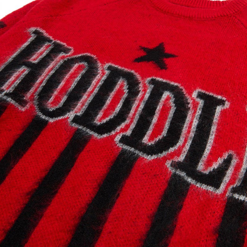 Hoddle Star Above Mohair Sweater - Red