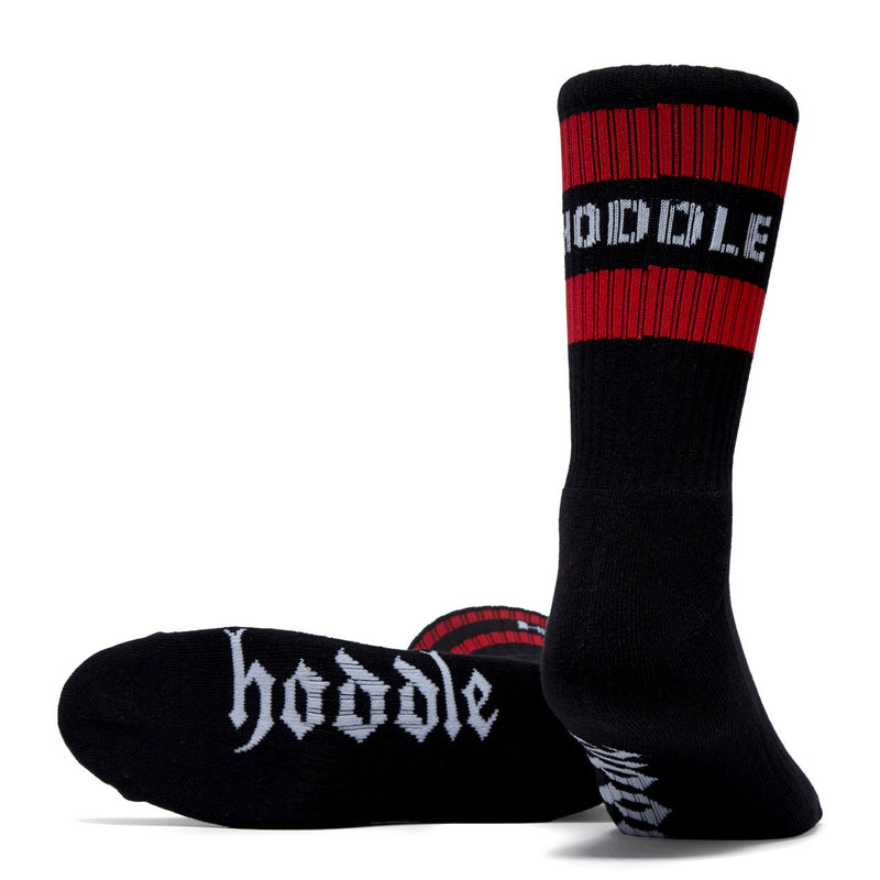 Hoddle Old English Socks - Black
