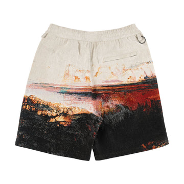 Welcome Rapture Tapestry Shorts - Bone
