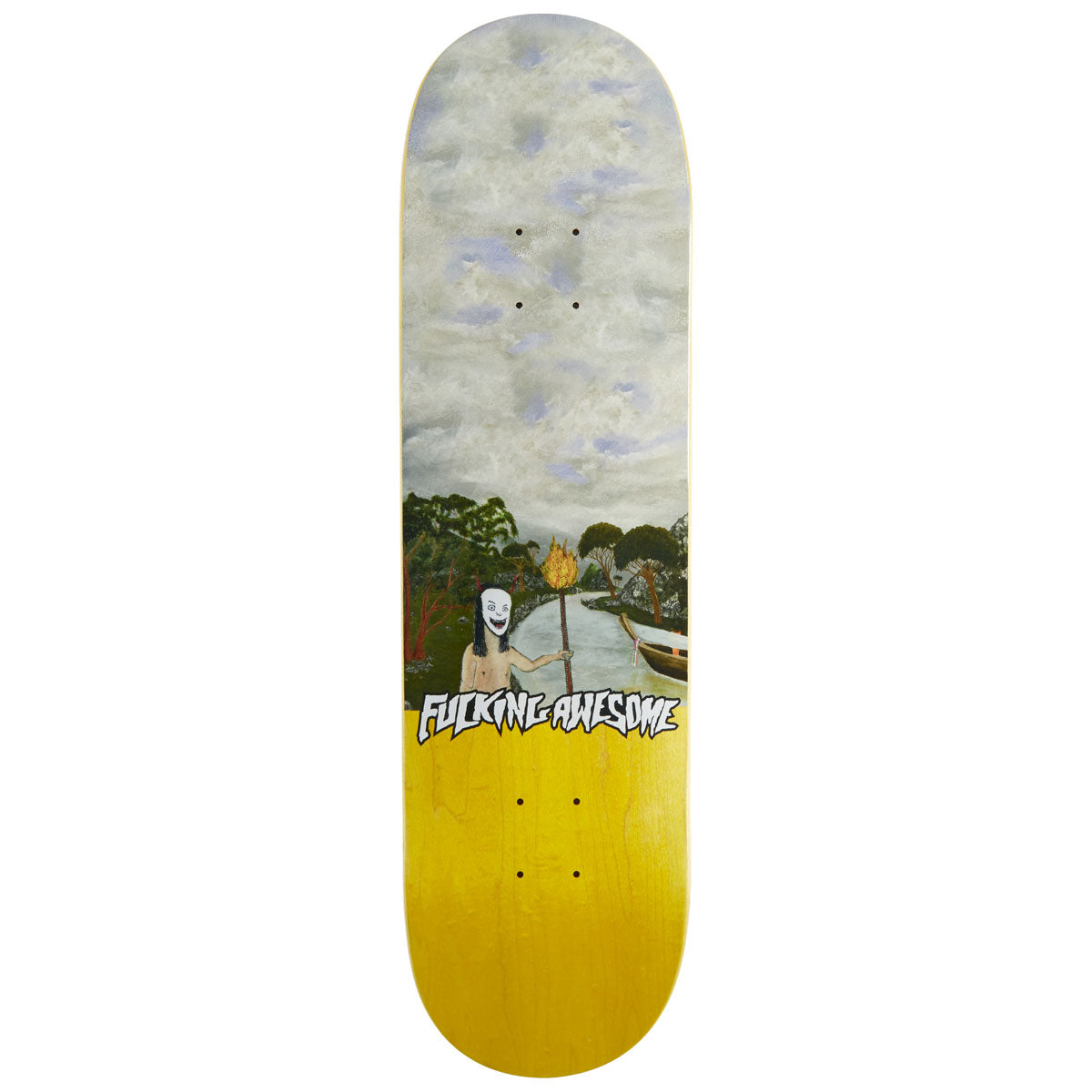 Fucking Awesome Aidan No World Order Skateboard Deck - 8.44