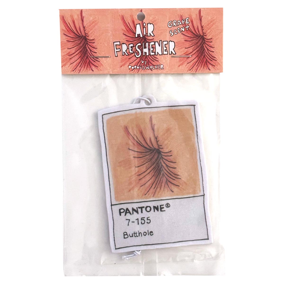 Porous Walker Butthole Pantone 2 Pack Of Air Fresheners image 1