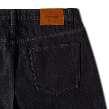 CCS 97 Star Denim Shorts - Old Black