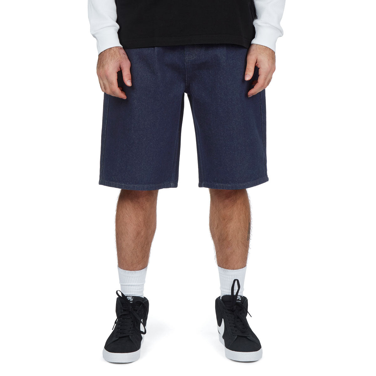 CCS 97 Star Denim Shorts - Acid Wash Black