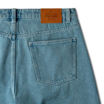 CCS 97 Star Denim Shorts - Rinsed Blue