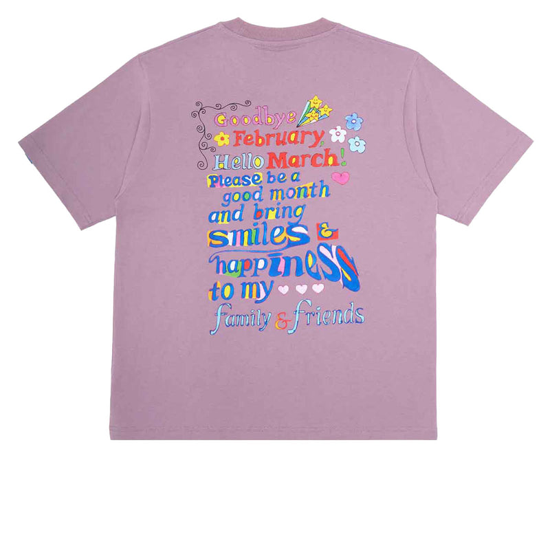 WKND Hello March T-Shirt - Mauve