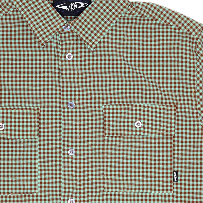 WKND Wilson Shirt - Teal/Brown