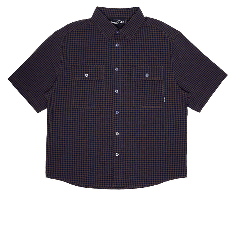 WKND Wilson Shirt - Navy/Brown