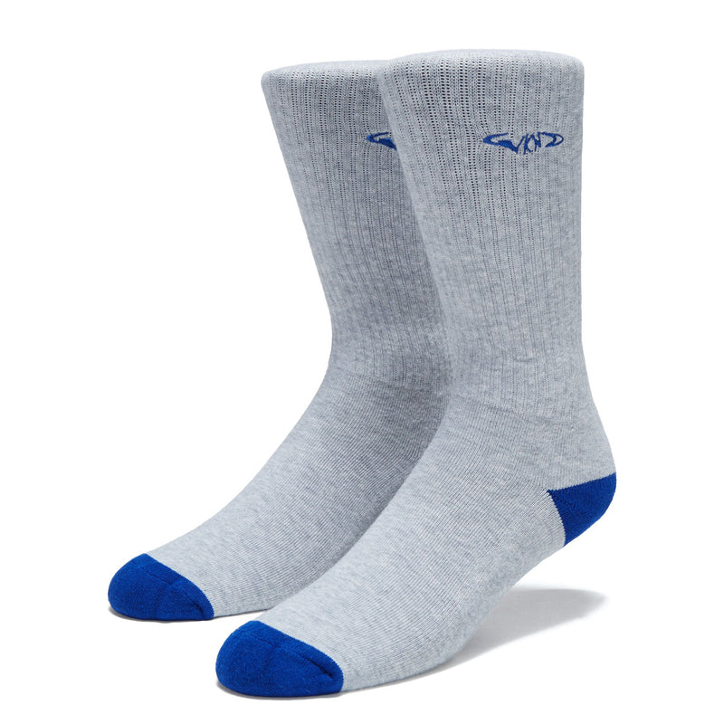 WKND Fishbone Socks - Heather Grey