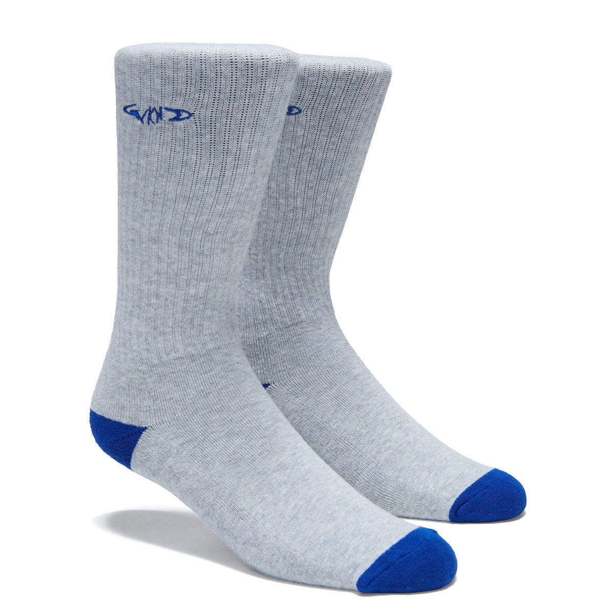 WKND Fishbone Socks - Heather Grey image 2