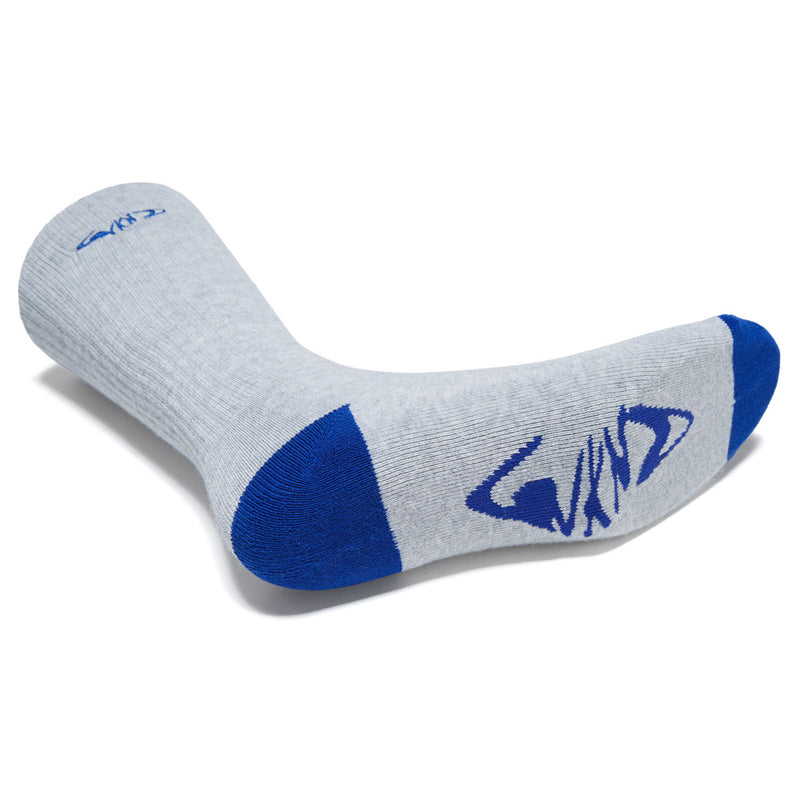 WKND Fishbone Socks - Heather Grey