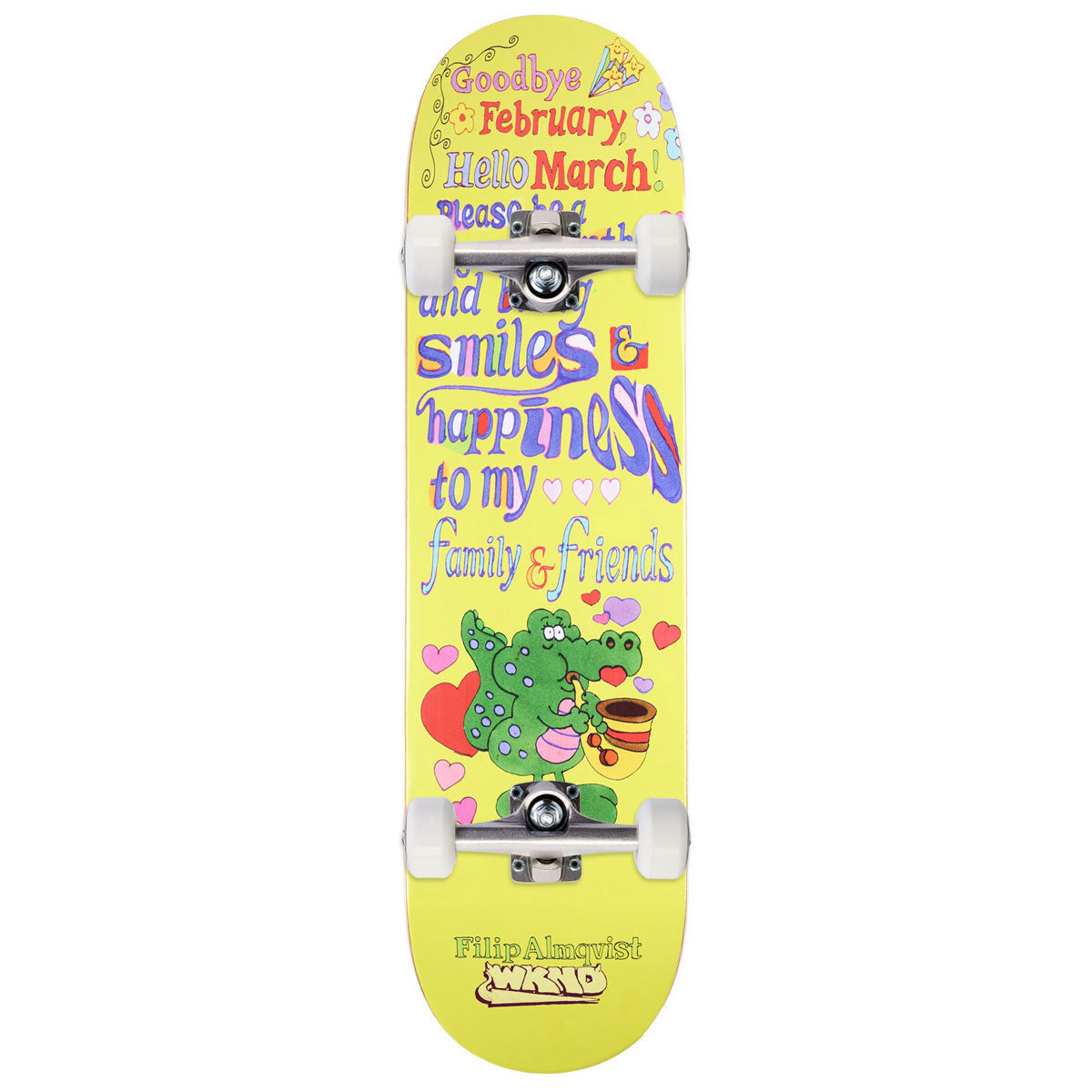 WKND Hello March Filip Almqvist Skateboard Deck - Thumbnail 2