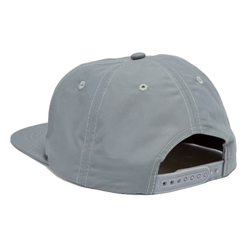 Heroin Script Nylon Snapback Hat - Grey/Pink