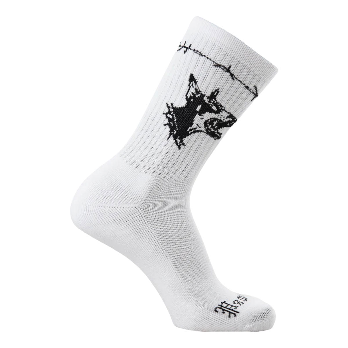 Psockadelic Beware Socks - White image 2