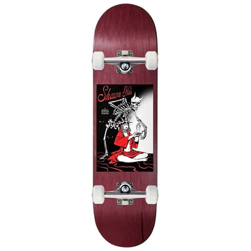 Birdhouse Shawn Hale Life Gives Death Skateboard Complete - Burgundy Veneer Stain - 8.50