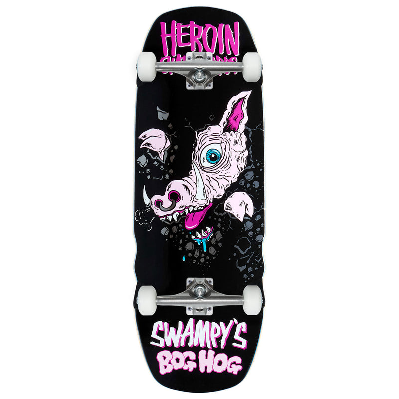 Heroin Swampy's Bog Hog Skateboard Complete - 10.75