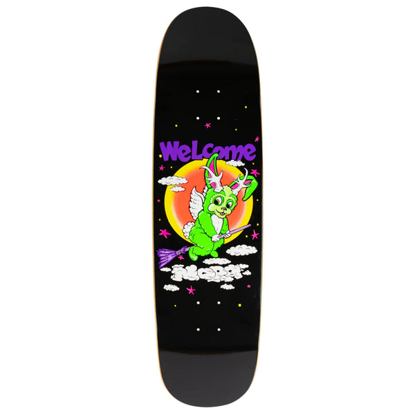 Welcome Full Moon Nora On A Sphynx Skateboard Deck - Black - 8.80