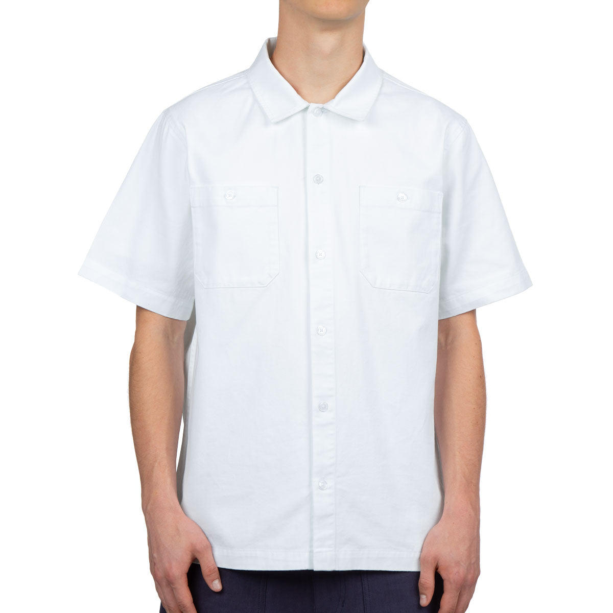 heavy cotton dress shirts White Heavy Oxford Soft Ivy Button Down Shirt