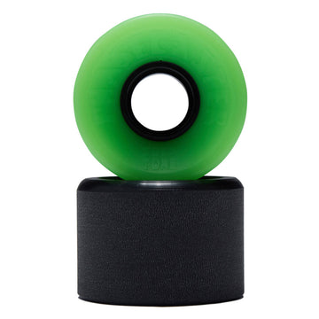 The Heated Wheel Phasecaster Sofa Tone 78a Cruiser Skateboard Wheels - Black/Green - 56mm