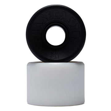 The Heated Wheel Phasecaster Sofa Tone 78a Cruiser Skateboard Wheels - Black/White - 56mm