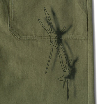 CCS Spiked Star Surplus Shorts - Olive
