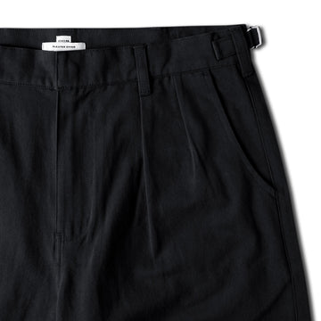 CCS Pleated Chino Shorts - Black