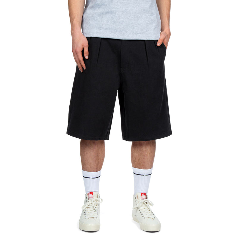 CCS Pleated Chino Shorts - Black