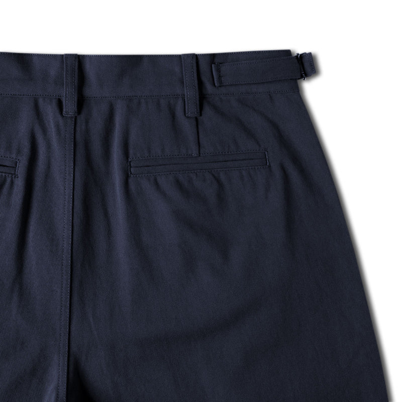 CCS Pleated Chino Shorts - Navy