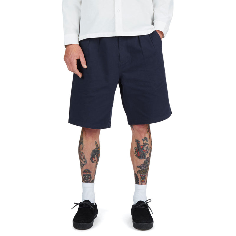 CCS Pleated Chino Shorts - Navy