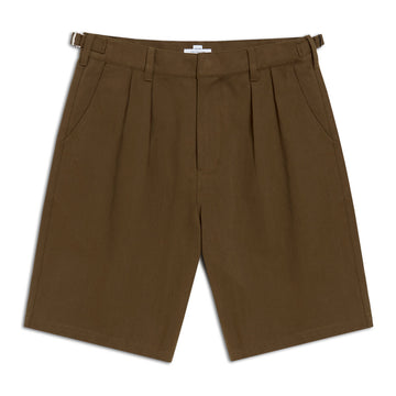CCS Pleated Chino Shorts - Brown