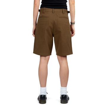 CCS Pleated Chino Shorts - Brown
