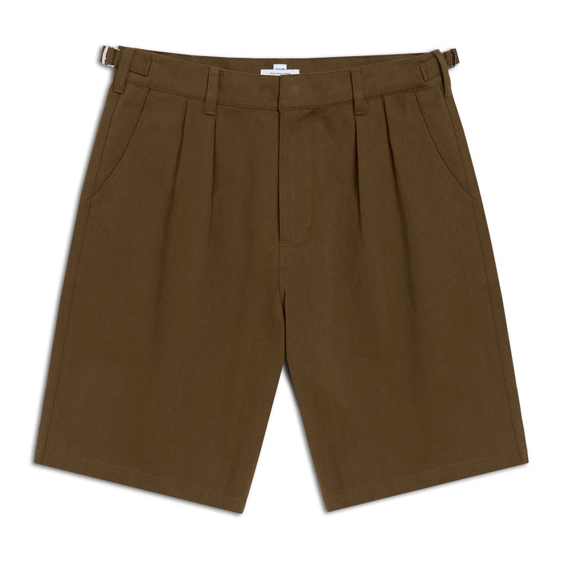 CCS Pleated Chino Shorts - Brown