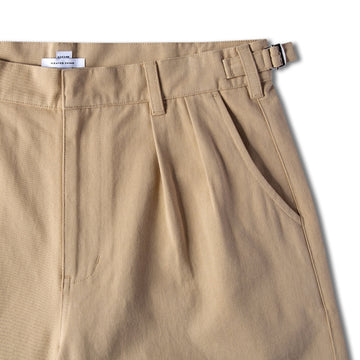 CCS Pleated Chino Shorts - Khaki