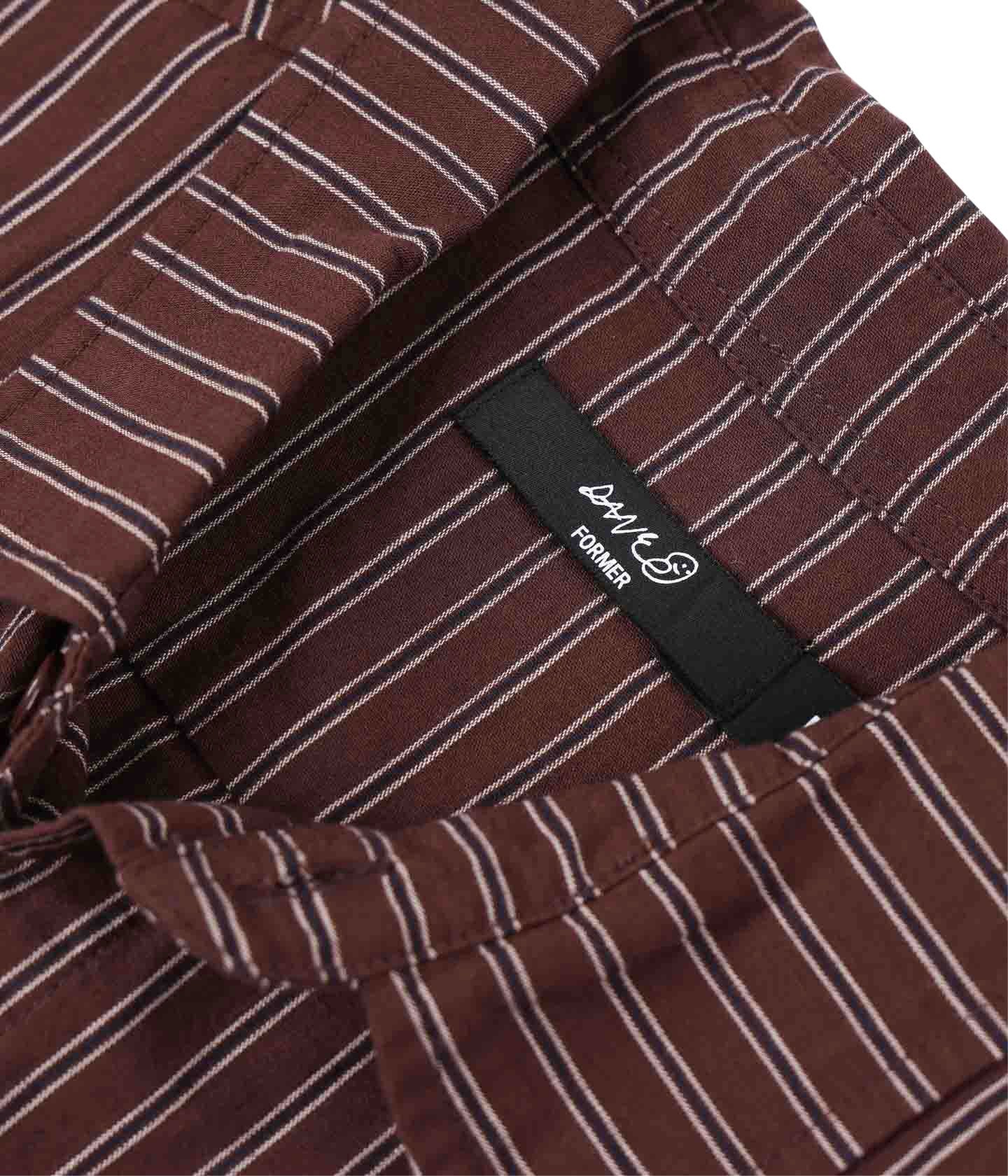 Former Reynolds Stripe Shirt - Brown – CCS