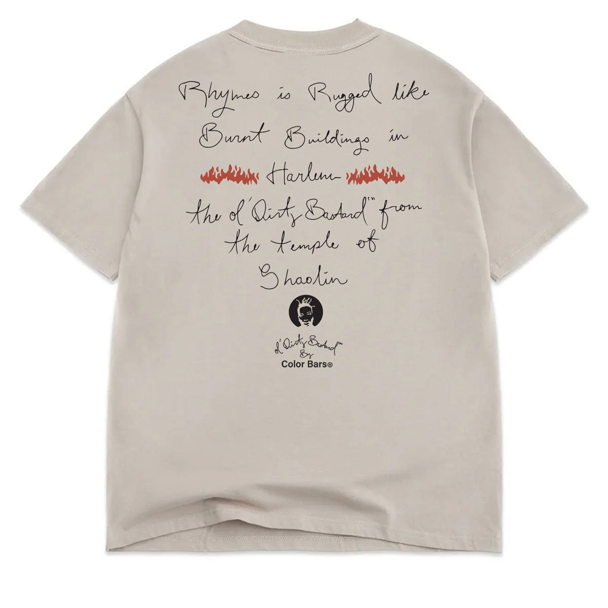 Color Bars x ODB Harlem T-Shirt - Tan – CCS