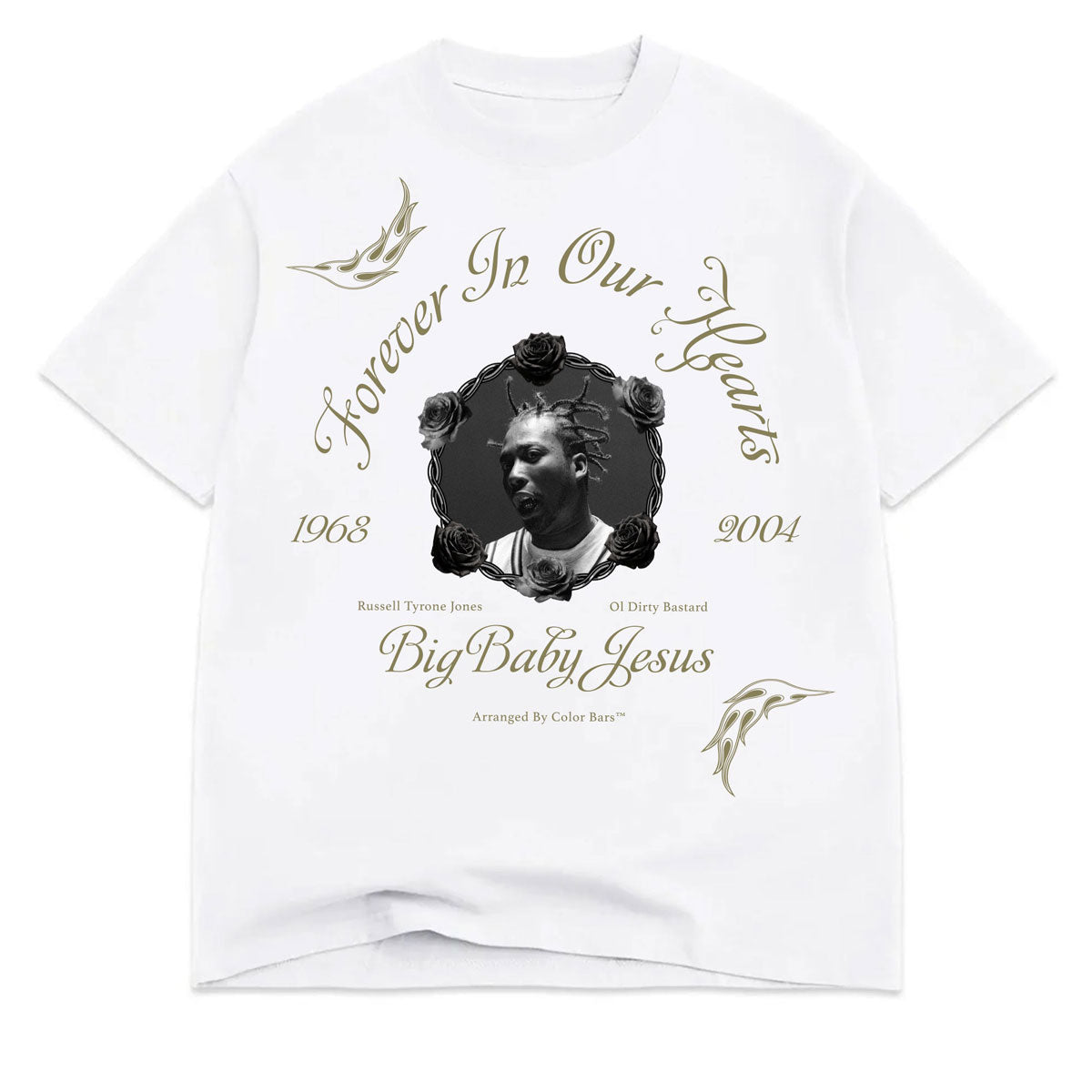 Color Bars x ODB Memorial T-Shirt - White – CCS