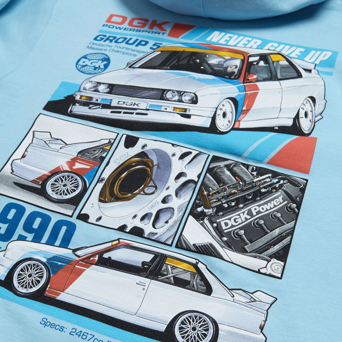 DGK Group 5 Hoodie - Blue Aqua – CCS