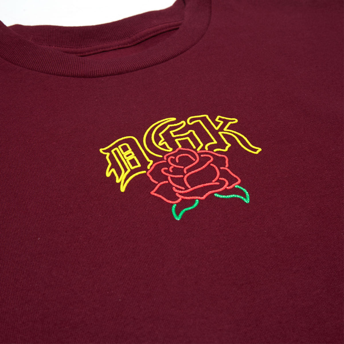 DGK Deus T-Shirt - Burgundy – CCS