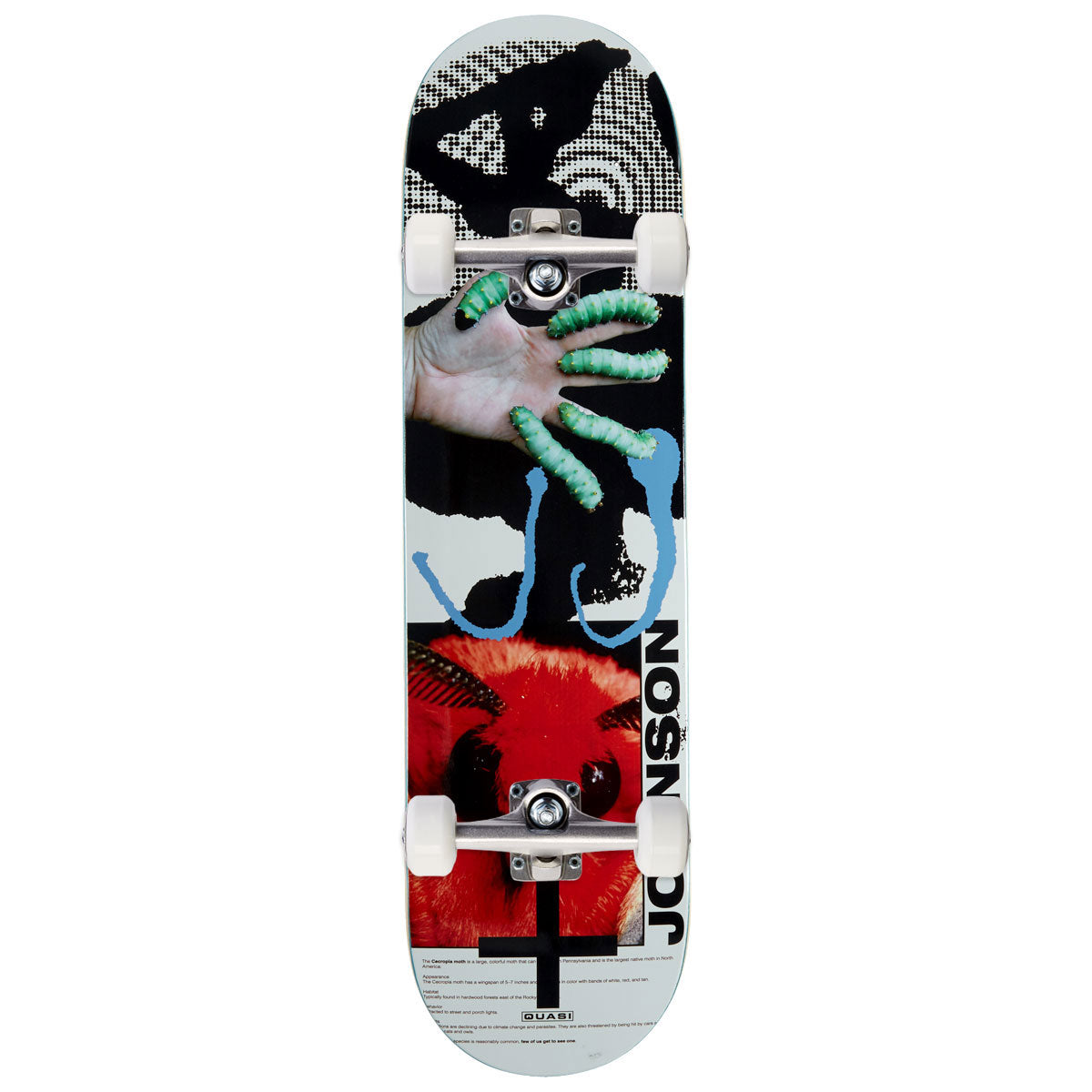 Quasi Johnson Mothhead Skateboard Complete - 8.25