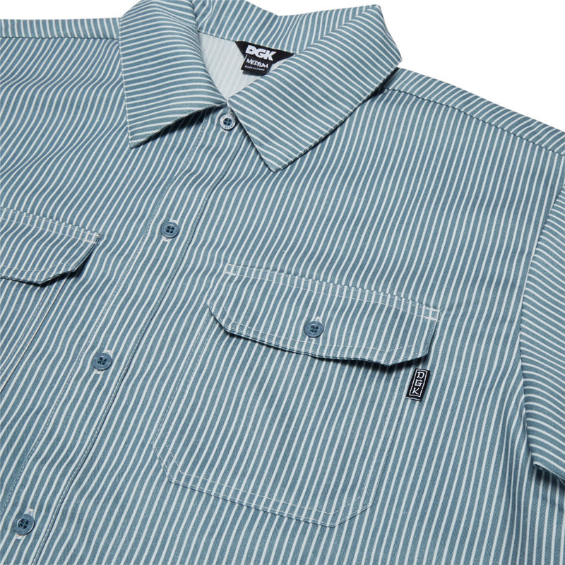 DGK Accord Shirt - Hickory Pinstripe