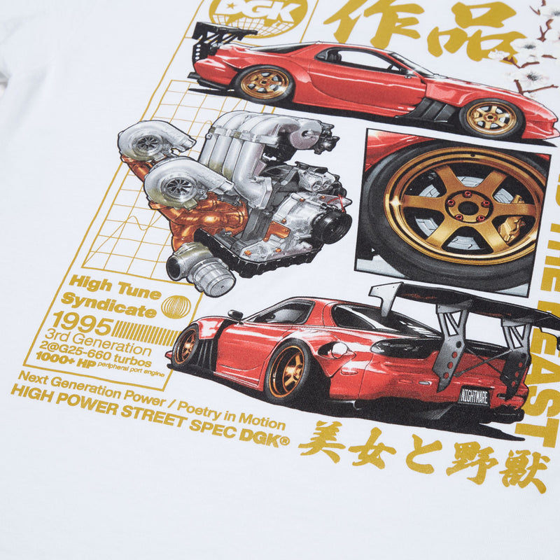 DGK Beauty And The Beast T-Shirt - White