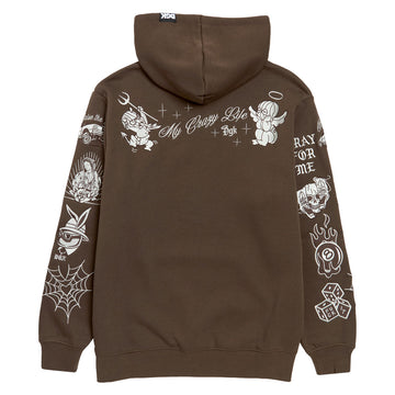 DGK Crazy Life Hoodie - Brown