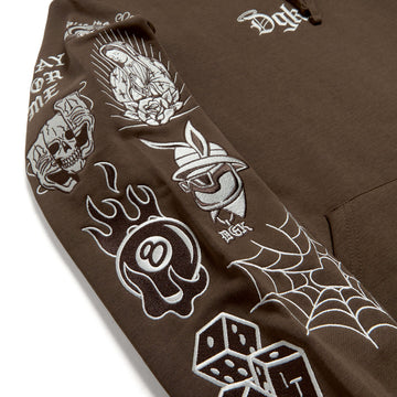 DGK Crazy Life Hoodie - Brown