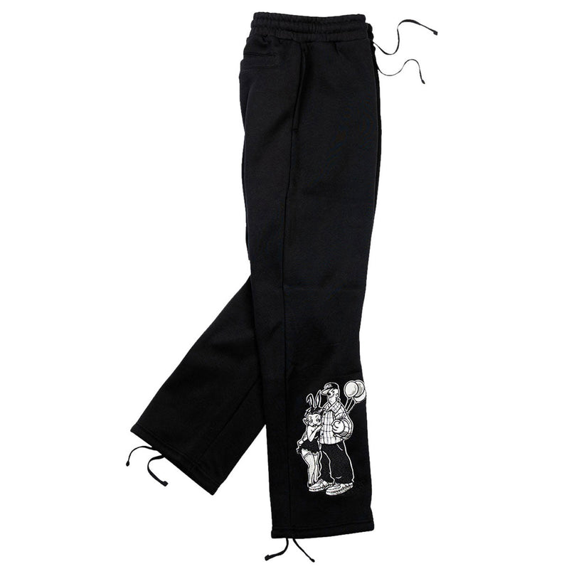 DGK Love Is... Fleece Sweatpants - Black